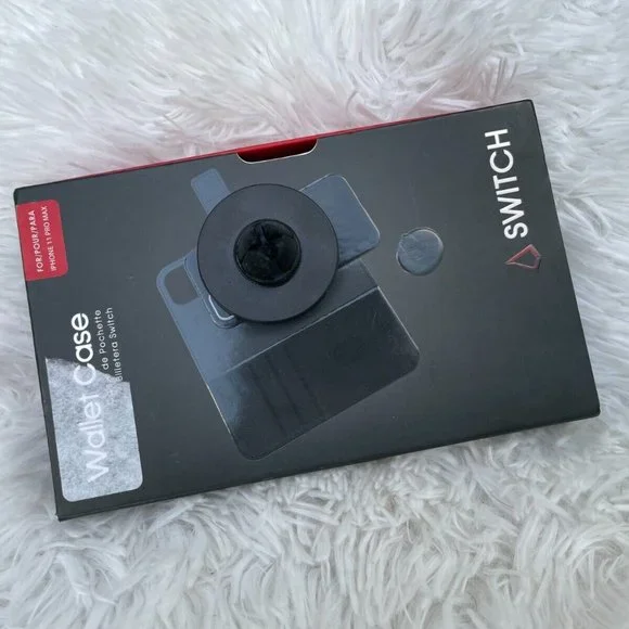 Switch iPhone 11 Pro Max Case Wallet Case Black Book Case LBT Car Vent Holder - Picture 6 of 12